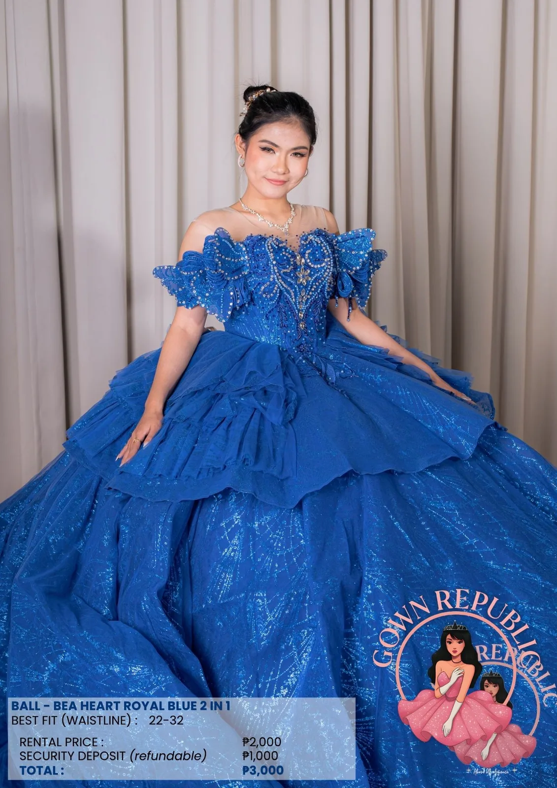 Ball Gowns: Blue 116